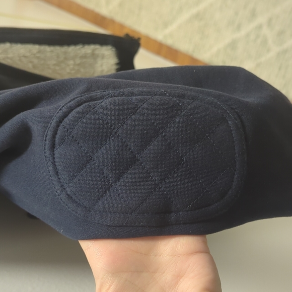 Blue jacket with fur hood - Picture 7 of 11